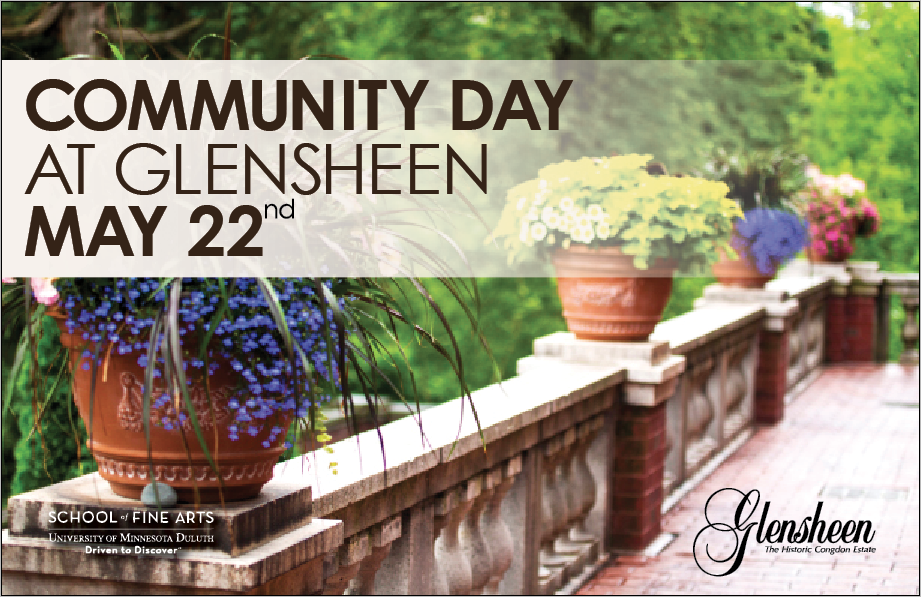 Community Day at Glensheen – May 22nd